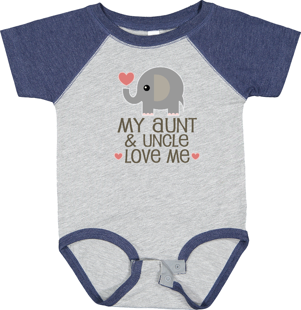 Inktastic Aunt And Uncle Love Me Nephew Baby Bodysuit From Childs Boy Girl Idea - Picture 7 of 20