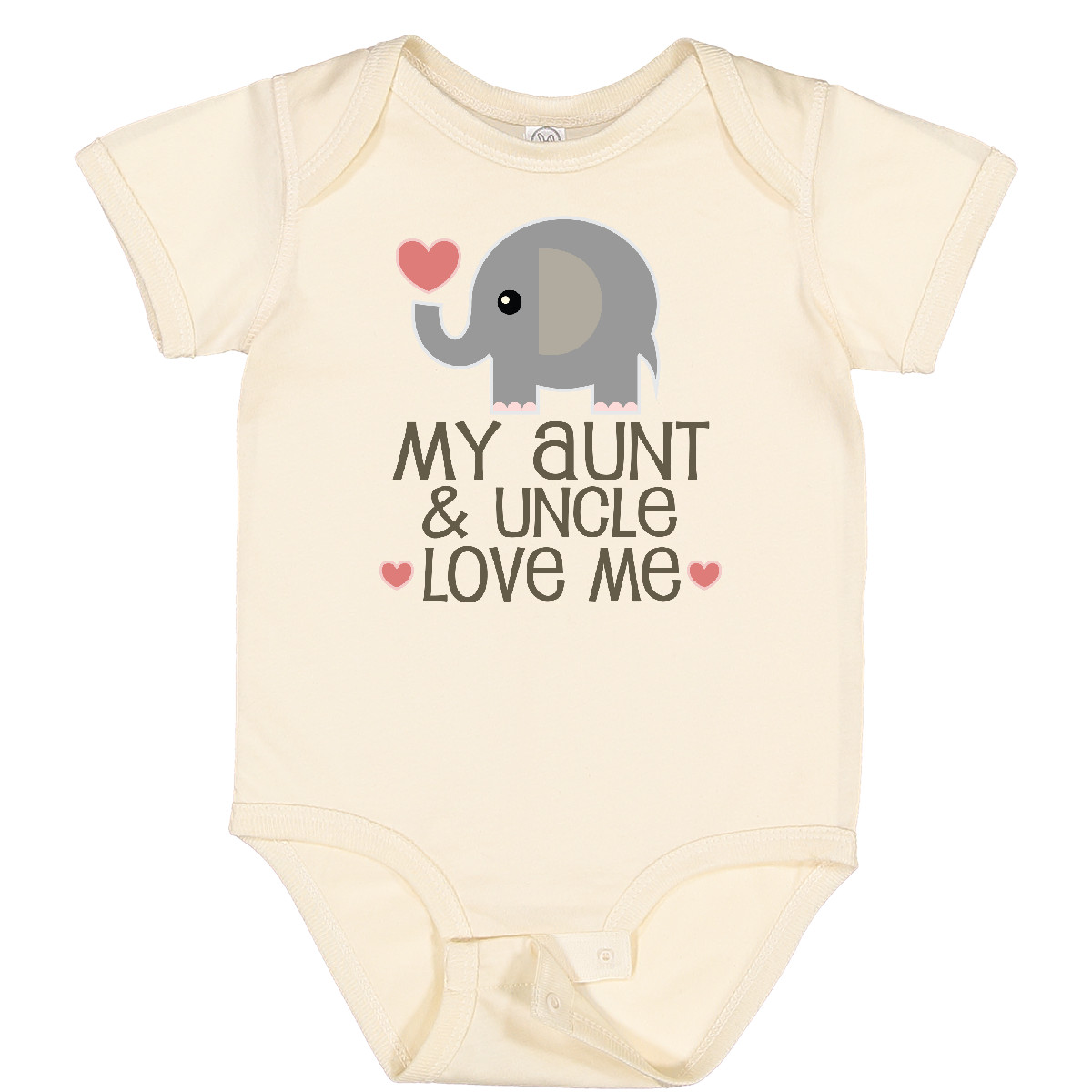 Inktastic Aunt And Uncle Love Me Nephew Baby Bodysuit From Childs Boy Girl Idea - Picture 12 of 20