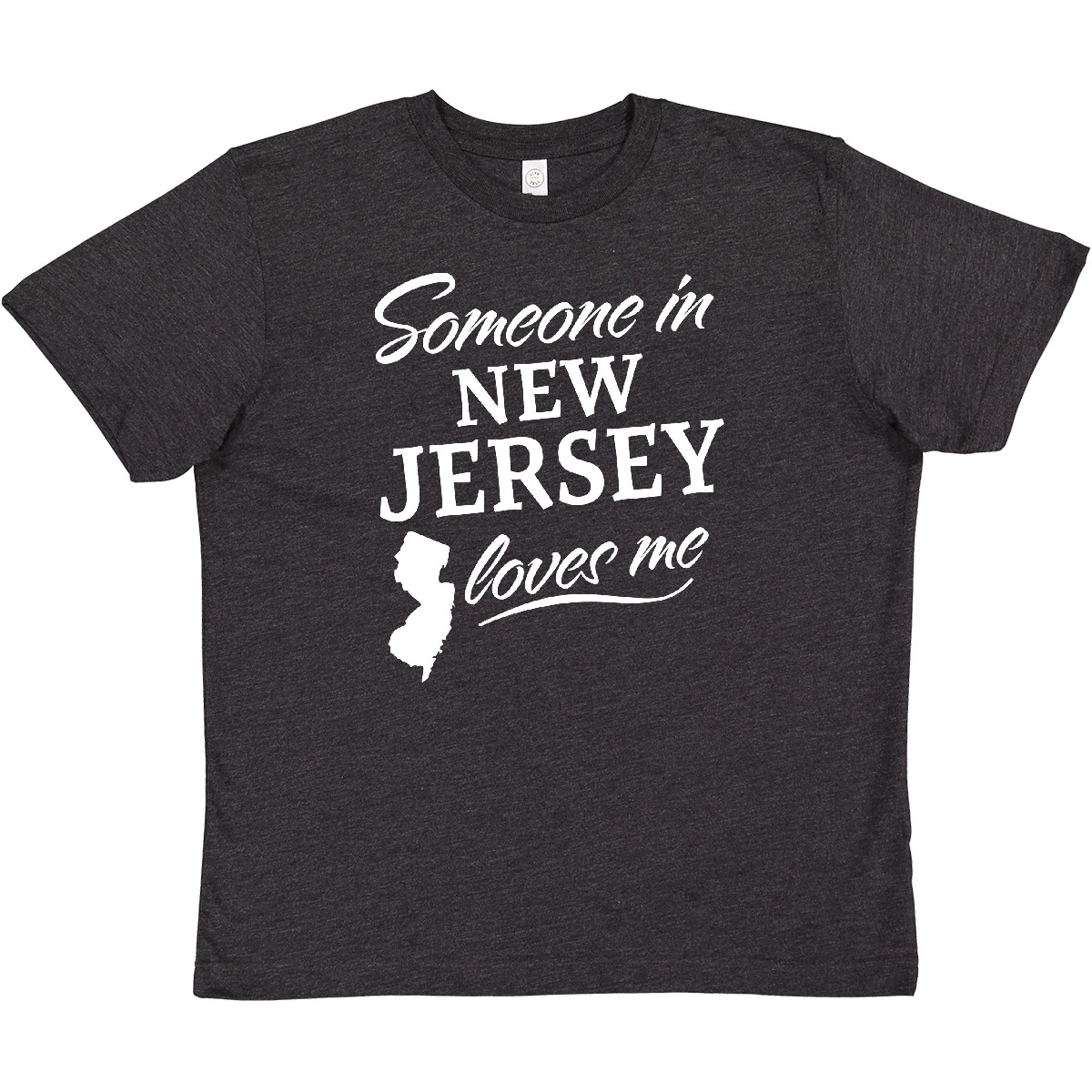 Inktastic Someone In New Jersey Loves Me Youth T-Shirt State Home Grandparents - Picture 2 of 2