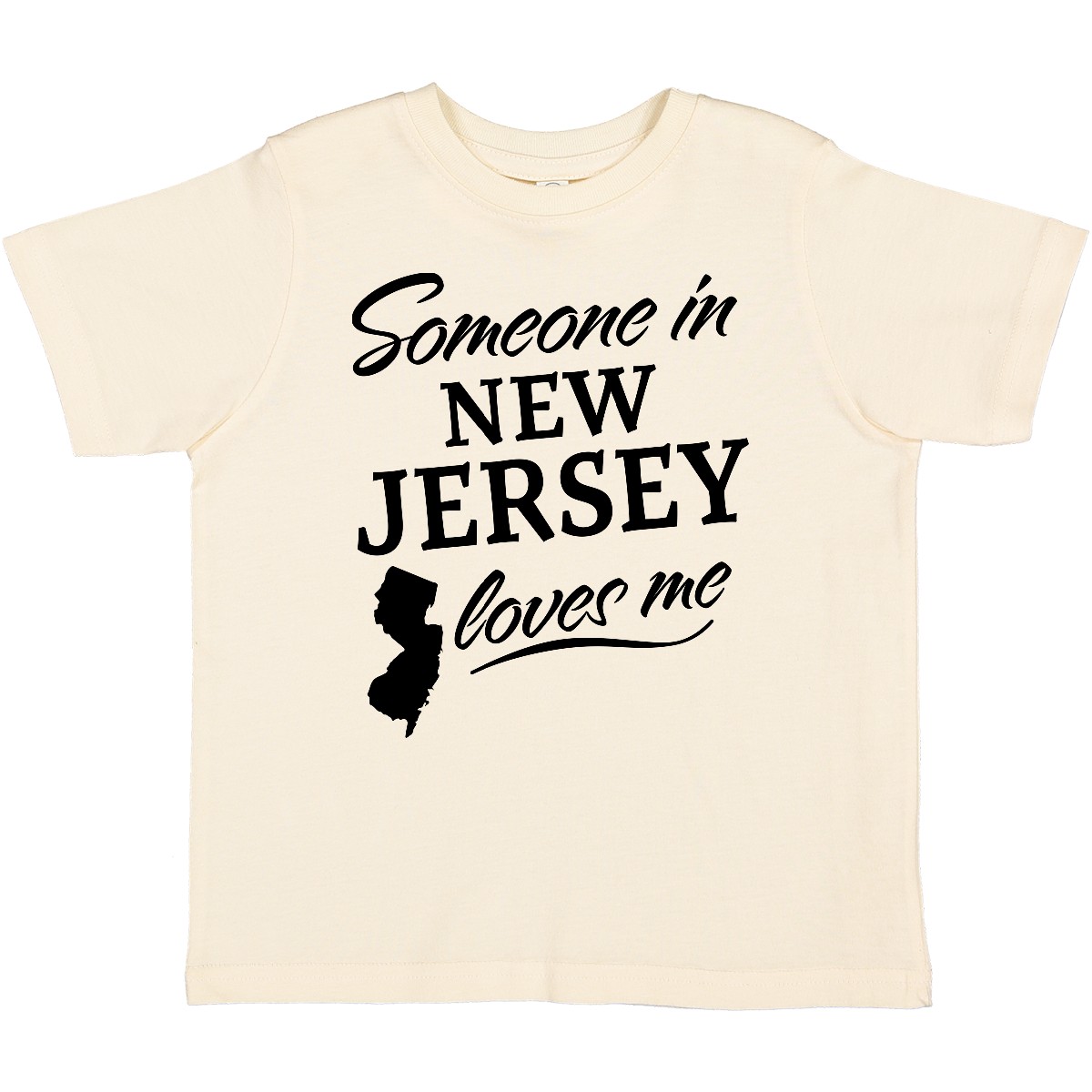 Inktastic Someone In New Jersey Loves Me Kleinkind T-Shirt State Home Familie Kinder - Bild 4 von 7