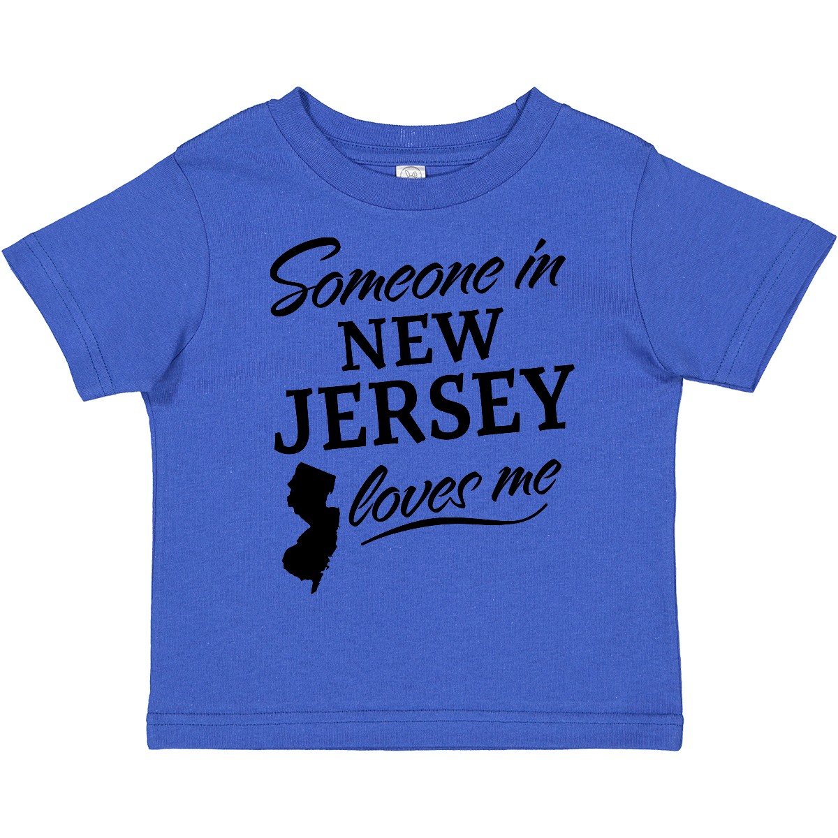 Inktastic Someone In New Jersey Loves Me Kleinkind T-Shirt State Home Familie Kinder - Bild 5 von 7