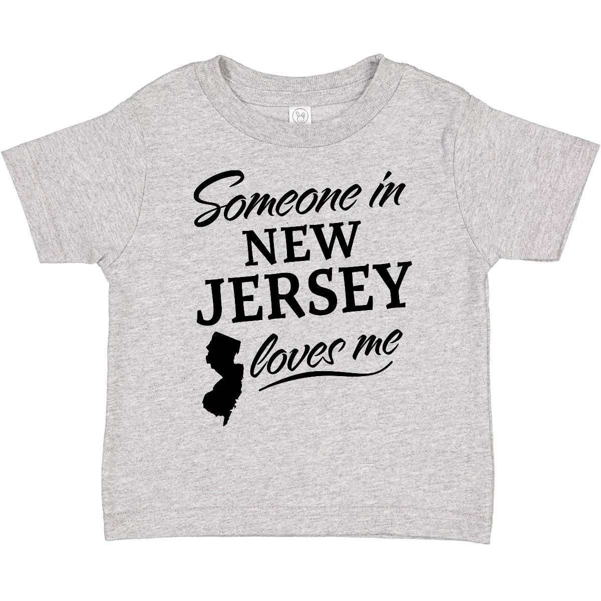 Inktastic Someone In New Jersey Loves Me Kleinkind T-Shirt State Home Familie Kinder - Bild 3 von 7