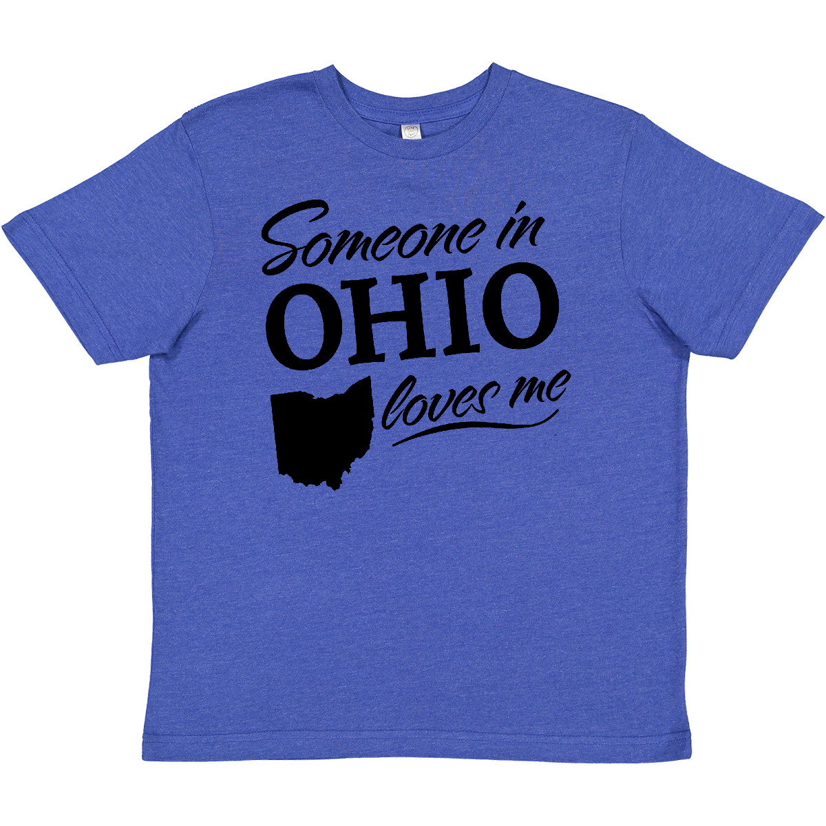 Inktastic Someone In Ohio Loves Me Youth T-Shirt Home Grandparents Kids Gift Tee - Picture 4 of 4