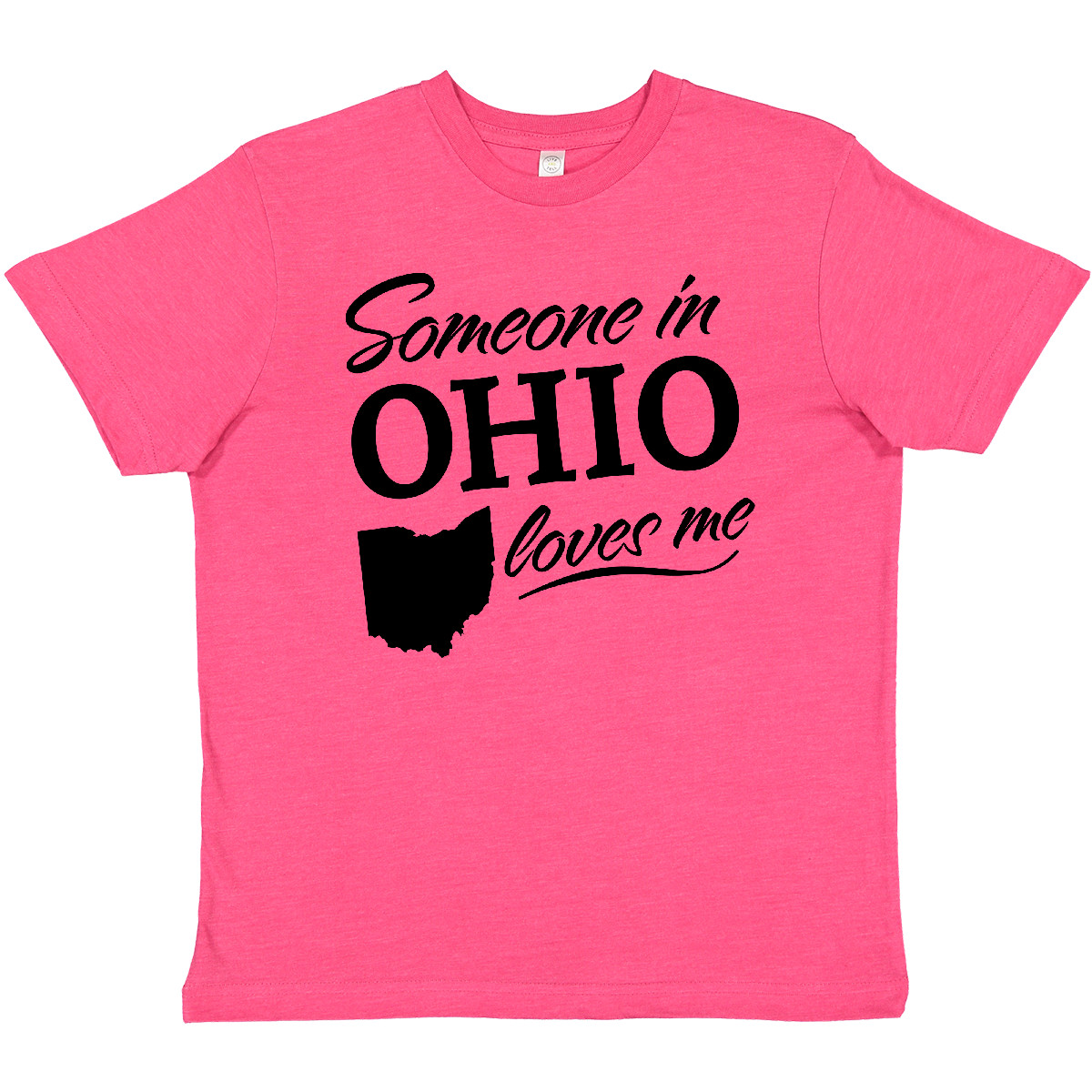 Inktastic Someone In Ohio Loves Me Youth T-Shirt Home Grandparents Kids Gift Tee - Picture 3 of 4