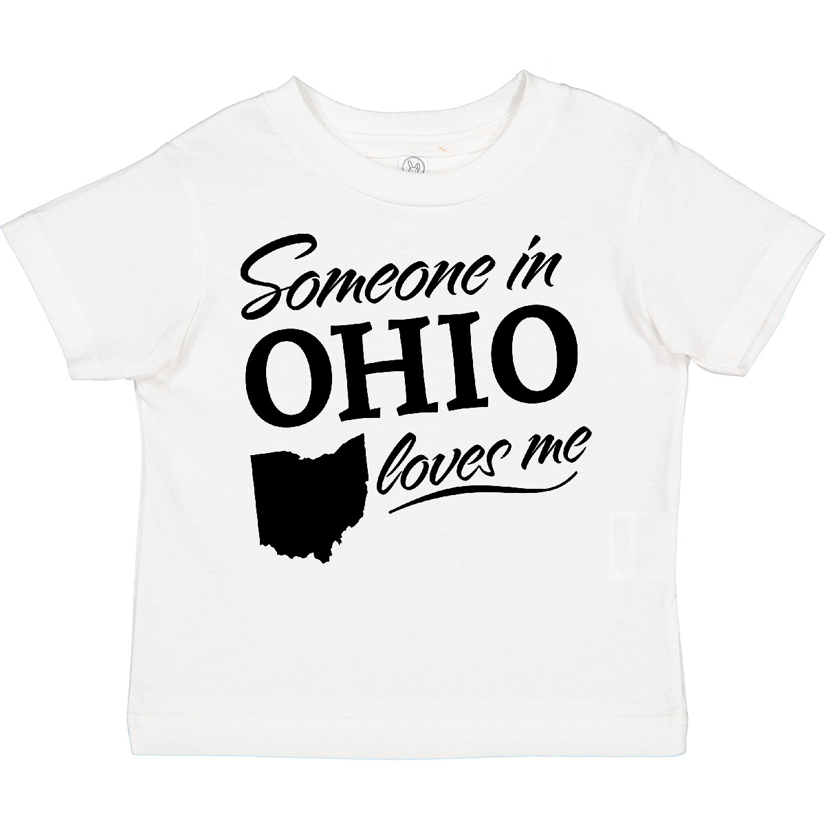 Inktastic Someone In Ohio Loves Me Toddler T-Shirt Home Family Grandparents Kids - Picture 10 of 10