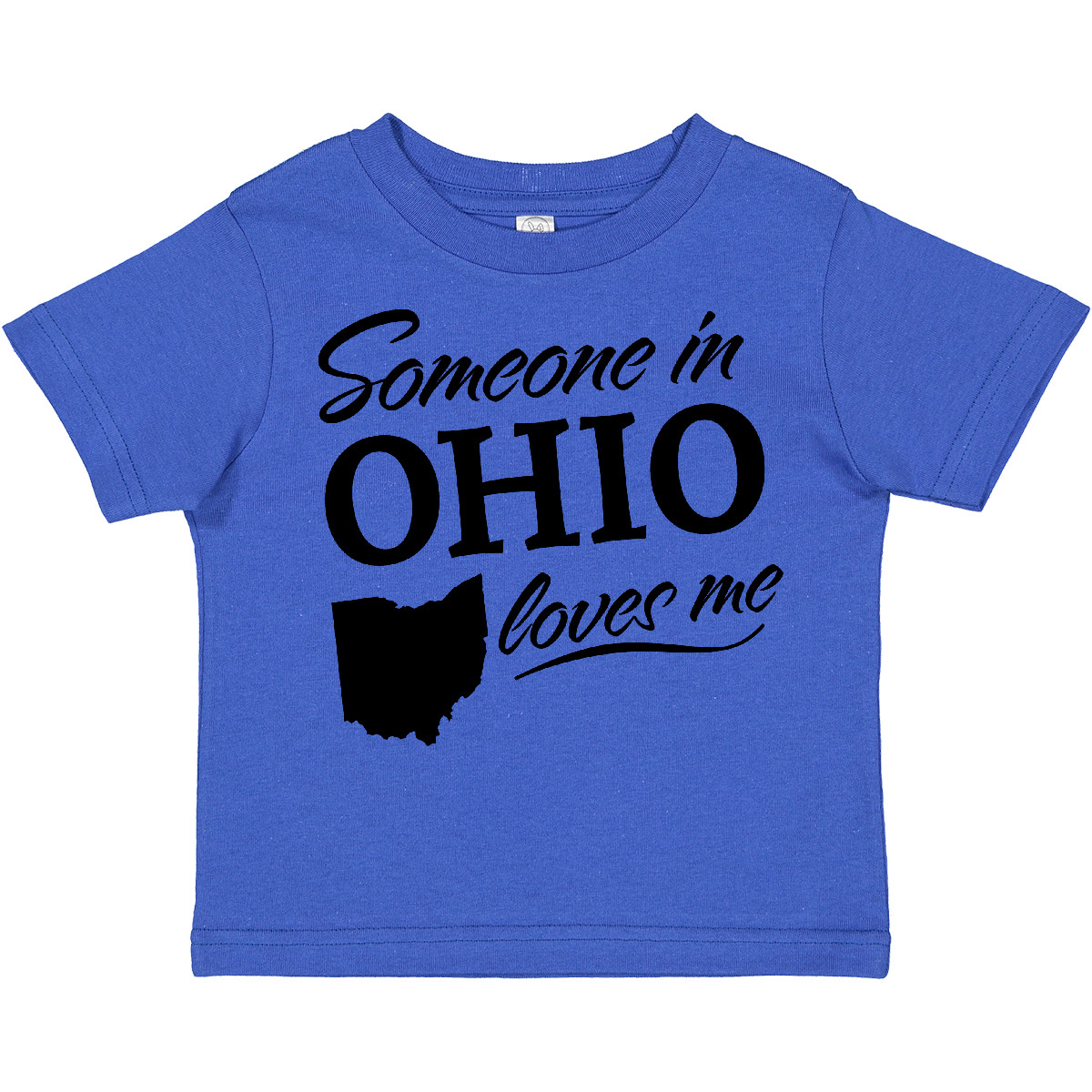 Inktastic Someone In Ohio Loves Me Toddler T-Shirt Home Family Grandparents Kids - Picture 8 of 10
