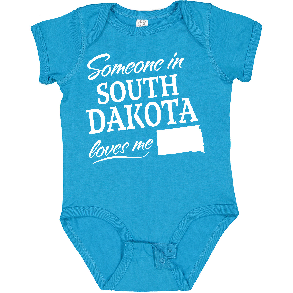 Inktastic Someone In South Dakota Loves Me Baby Bodysuit State Home Family Kids - Picture 7 of 8