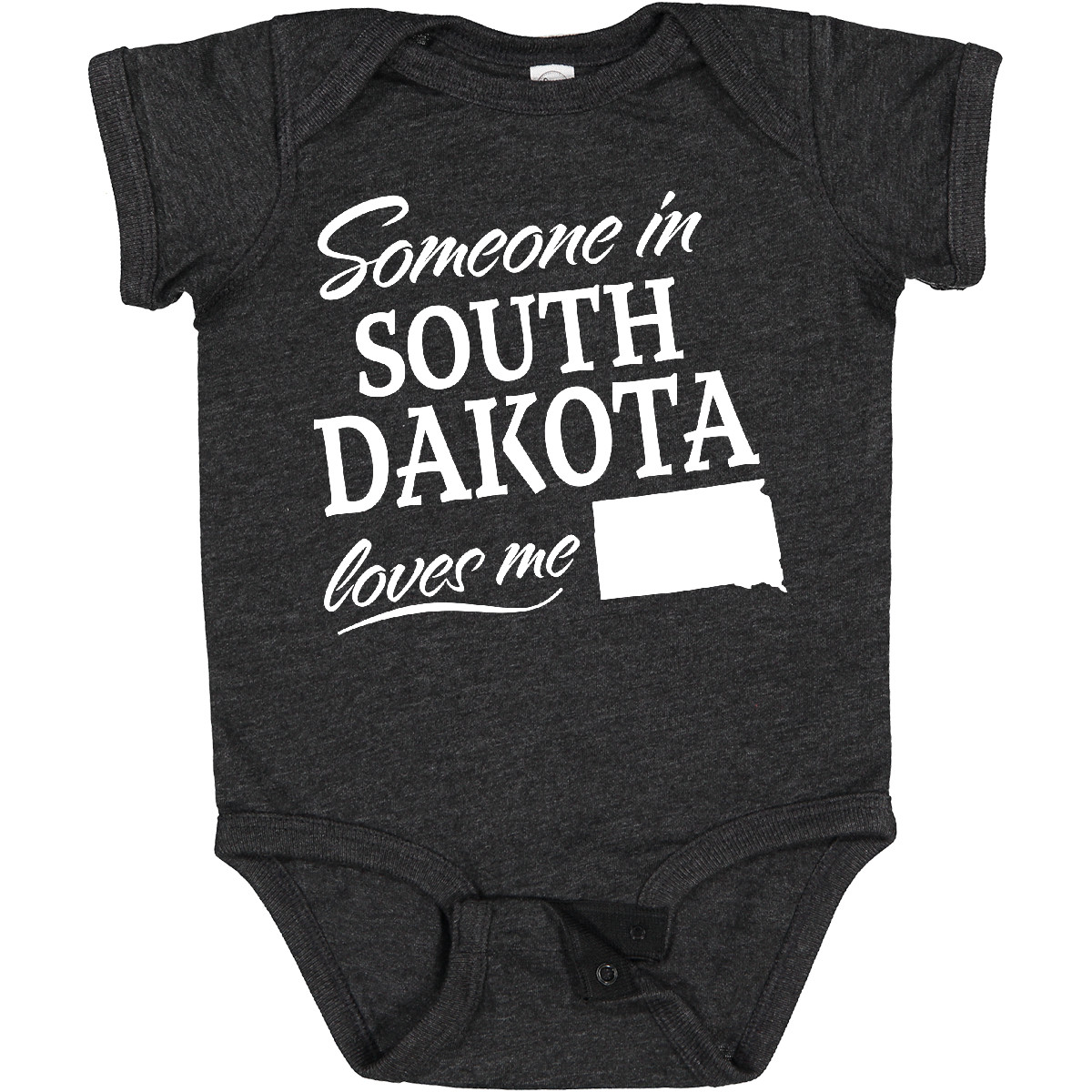 Inktastic Someone In South Dakota Loves Me Baby Bodysuit State Home Family Kids - Picture 8 of 8