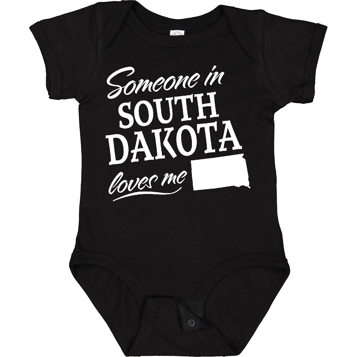 Inktastic Someone In South Dakota Loves Me Baby Bodysuit State Home Family Kids - Picture 2 of 8