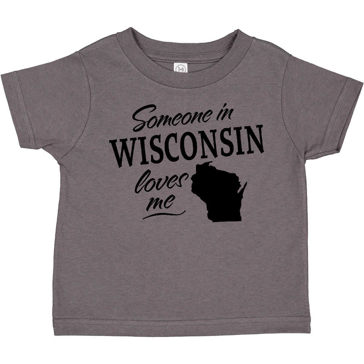 Inktastic Someone In Wisconsin Loves Me Toddler T-Shirt State Home Family Kids - Picture 2 of 8