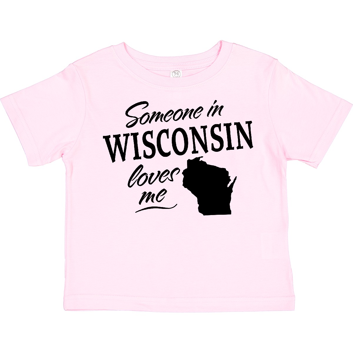 Inktastic Someone In Wisconsin Loves Me Toddler T-Shirt State Home Family Kids - Picture 7 of 8