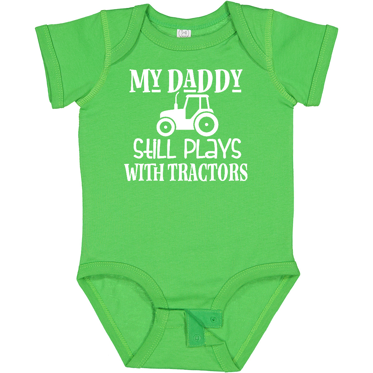 Inktastic Farmer My Daddy Still Plays With Tractors Baby Bodysuit Dad Funny Boys - Picture 2 of 28