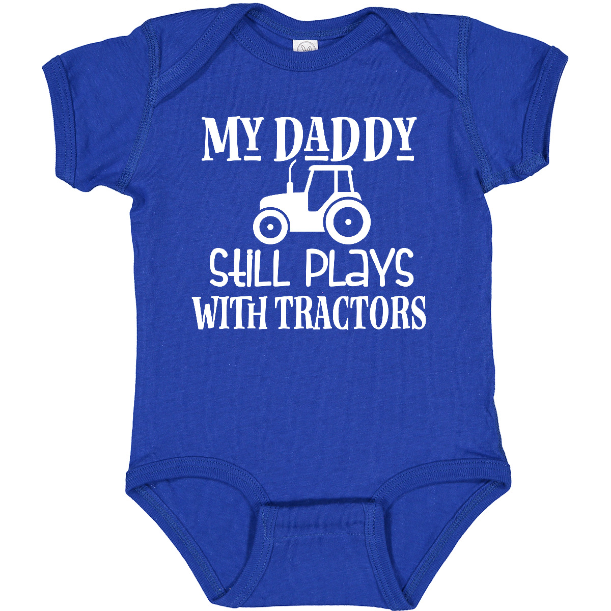 Inktastic Farmer My Daddy Still Plays With Tractors Baby Bodysuit Dad Funny Boys - Picture 23 of 28