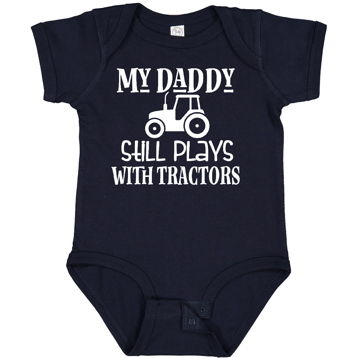 Inktastic Farmer My Daddy Still Plays With Tractors Baby Bodysuit Dad Funny Boys - Picture 19 of 28