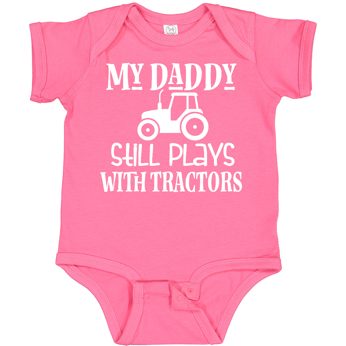 Inktastic Farmer My Daddy Still Plays With Tractors Baby Bodysuit Dad Funny Boys - Picture 14 of 28