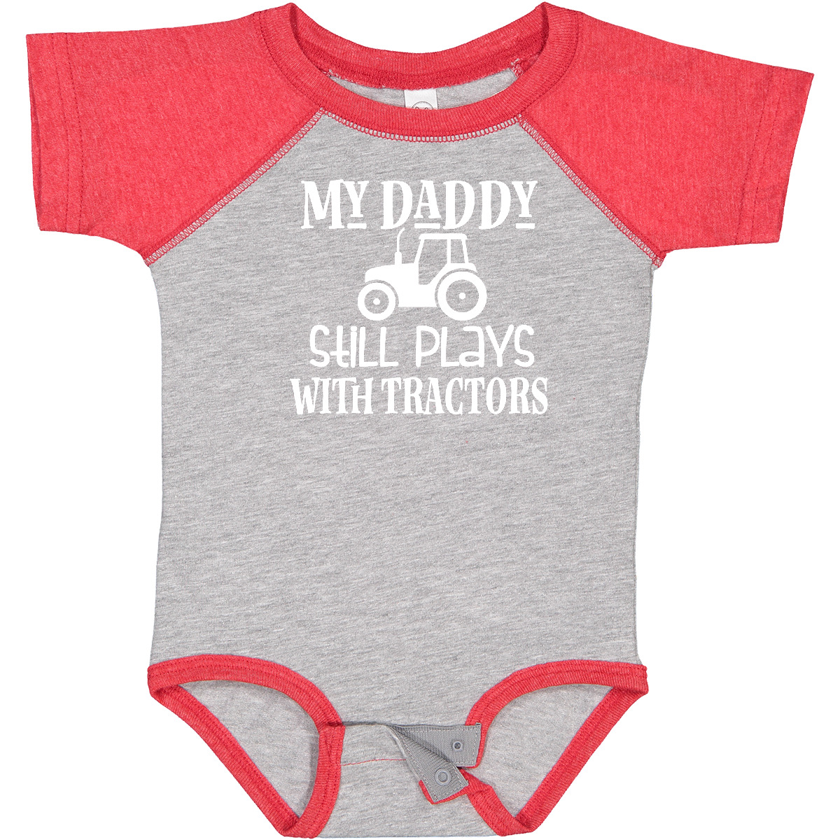 Inktastic Farmer My Daddy Still Plays With Tractors Baby Bodysuit Dad Funny Boys - Picture 12 of 28