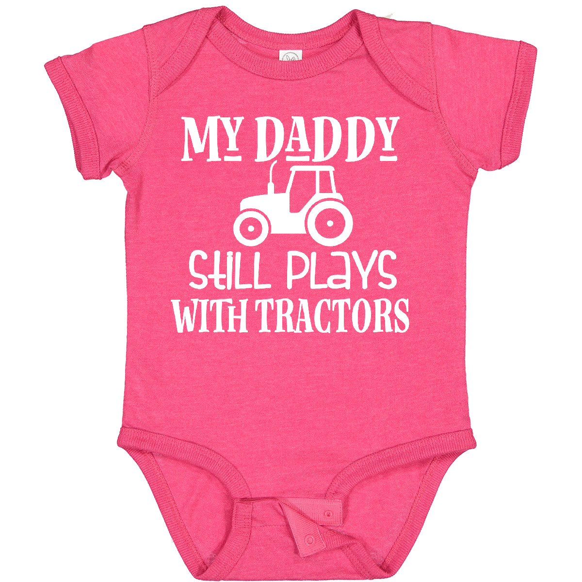Inktastic Farmer My Daddy Still Plays With Tractors Baby Bodysuit Dad Funny Boys - Picture 27 of 28