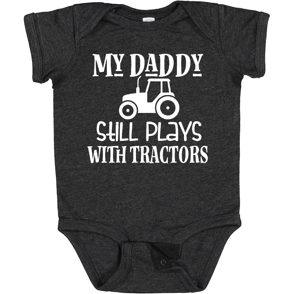 Inktastic Farmer My Daddy Still Plays With Tractors Baby Bodysuit Dad Funny Boys - Picture 28 of 28