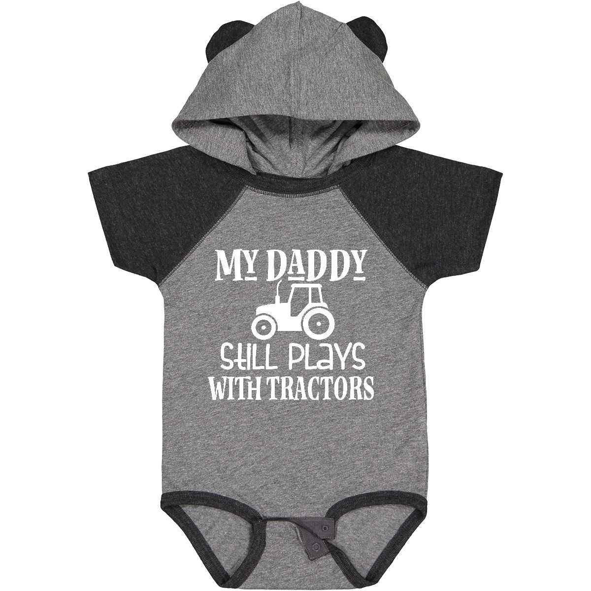 Inktastic Farmer My Daddy Still Plays With Tractors Baby Bodysuit Dad Funny Boys - Picture 10 of 28