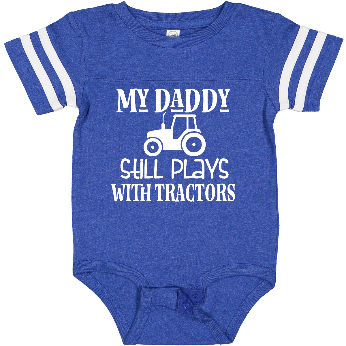 Inktastic Farmer My Daddy Still Plays With Tractors Baby Bodysuit Dad Funny Boys - Picture 6 of 28