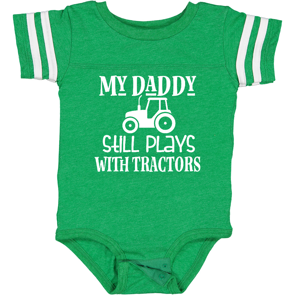 Inktastic Farmer My Daddy Still Plays With Tractors Baby Bodysuit Dad Funny Boys - Picture 7 of 28
