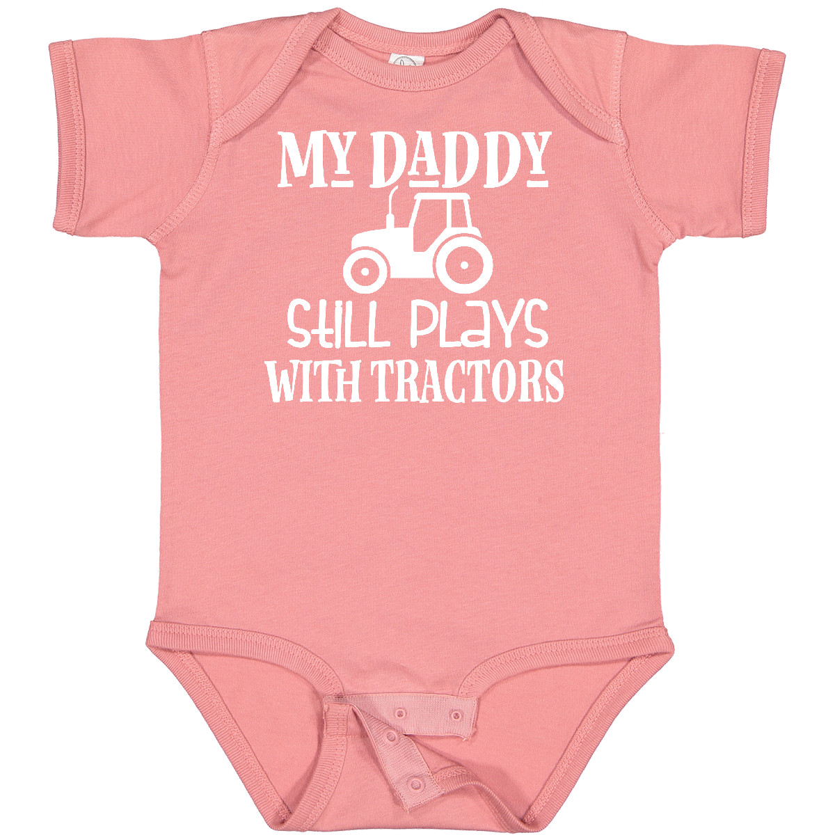 Inktastic Farmer My Daddy Still Plays With Tractors Baby Bodysuit Dad Funny Boys - Picture 18 of 28