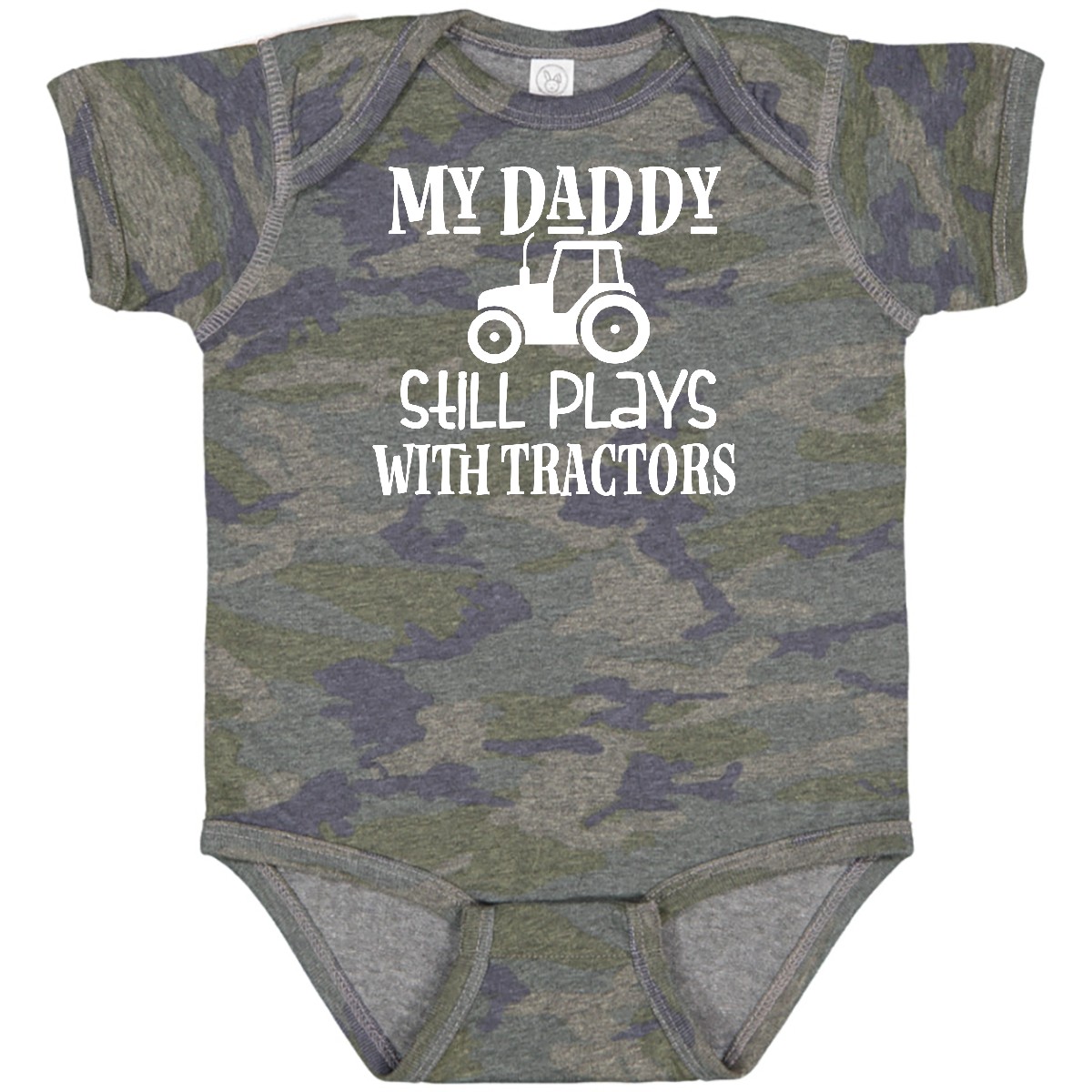 Inktastic Farmer My Daddy Still Plays With Tractors Baby Bodysuit Dad Funny Boys - Picture 26 of 28
