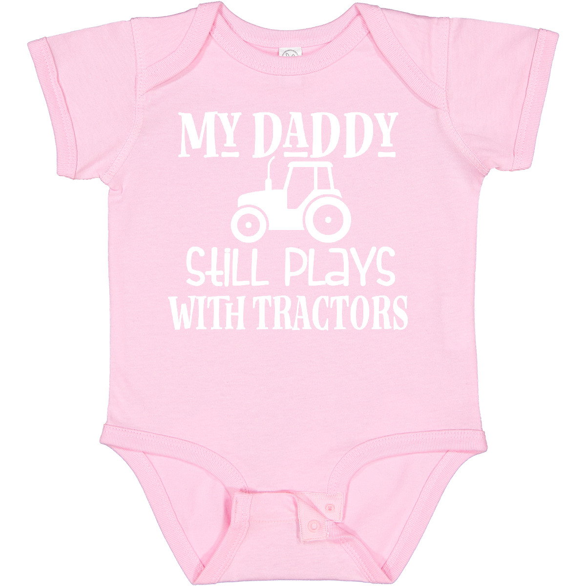 Inktastic Farmer My Daddy Still Plays With Tractors Baby Bodysuit Dad Funny Boys - Picture 21 of 28