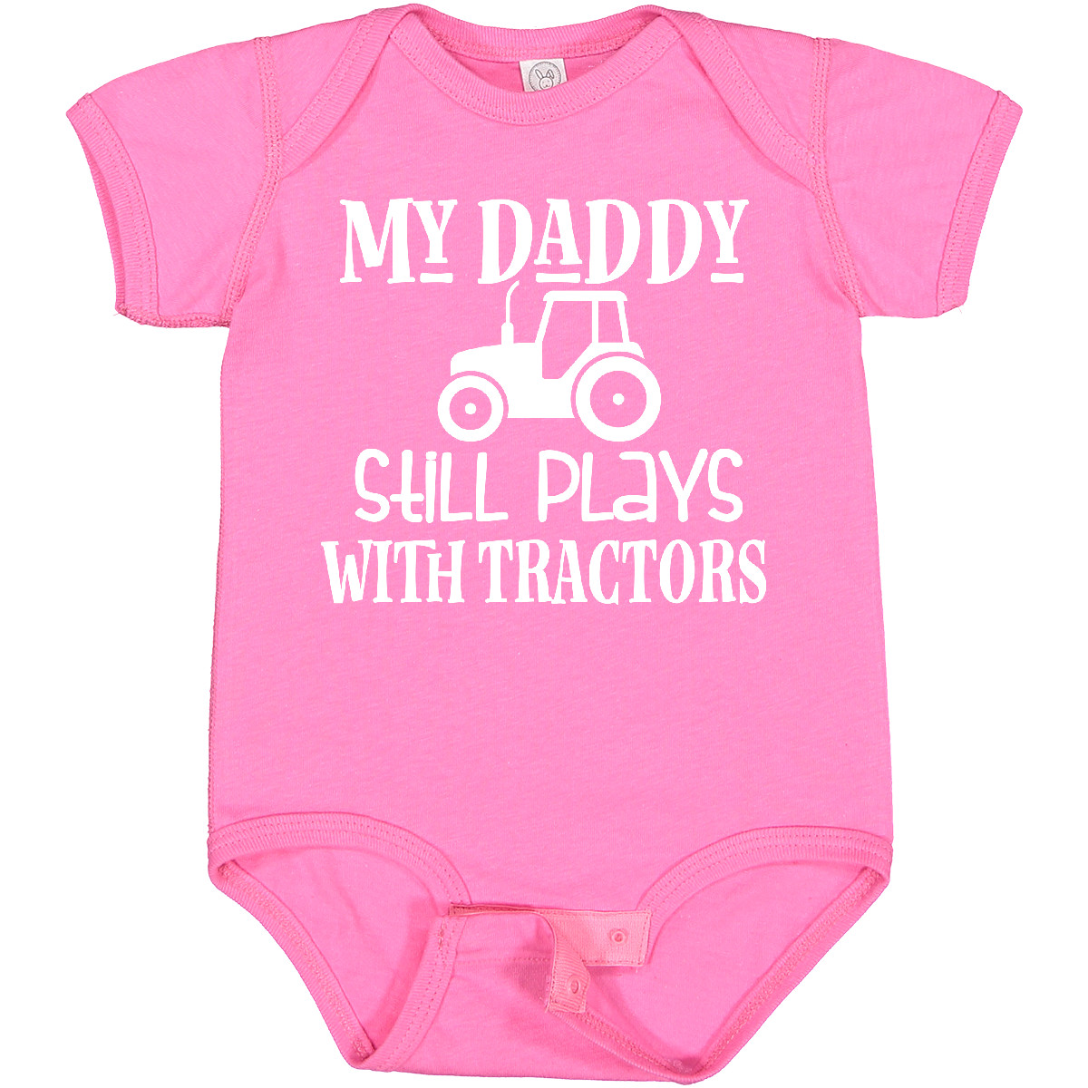 Inktastic Farmer My Daddy Still Plays With Tractors Baby Bodysuit Dad Funny Boys - Picture 22 of 28