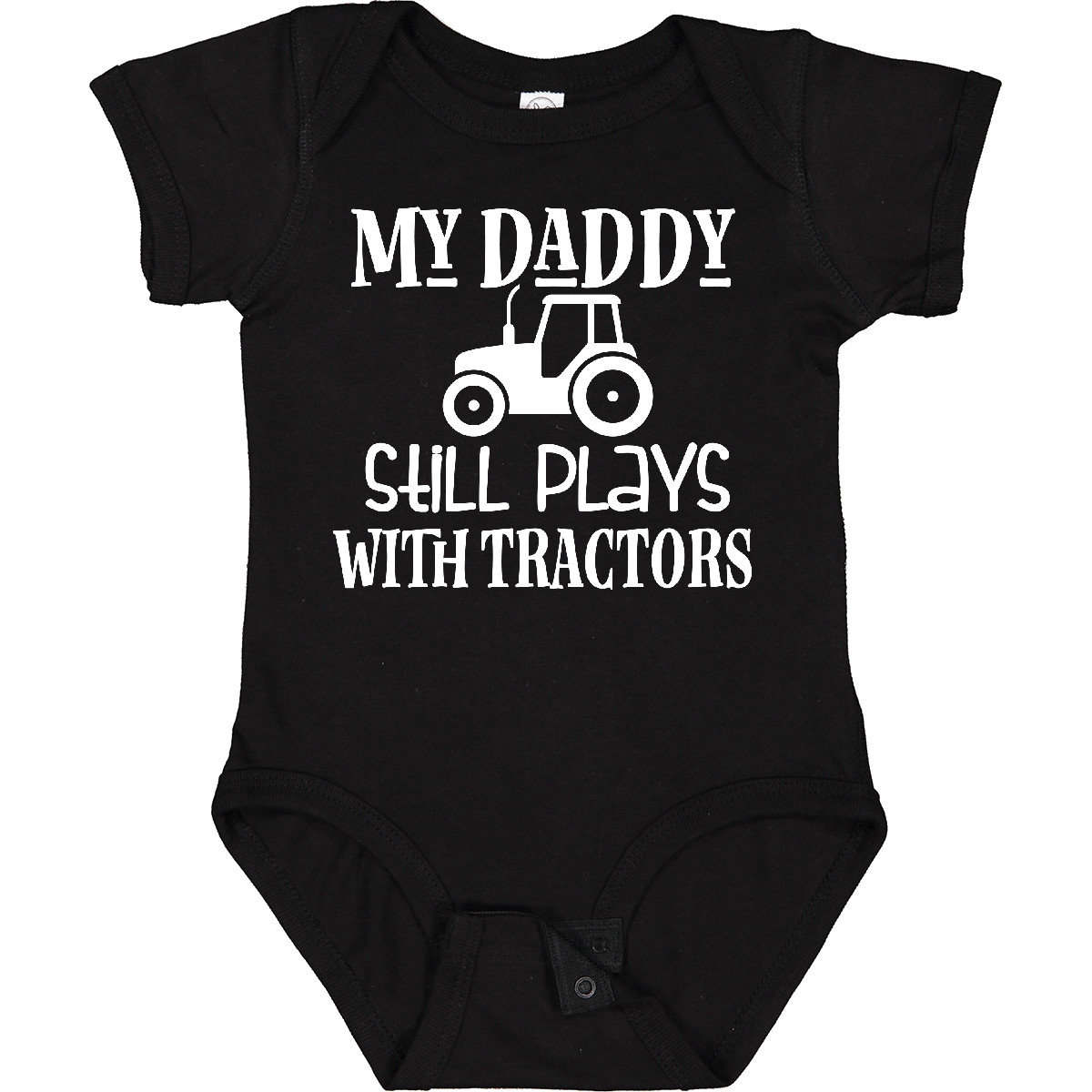Inktastic Farmer My Daddy Still Plays With Tractors Baby Bodysuit Dad Funny Boys - Picture 3 of 28