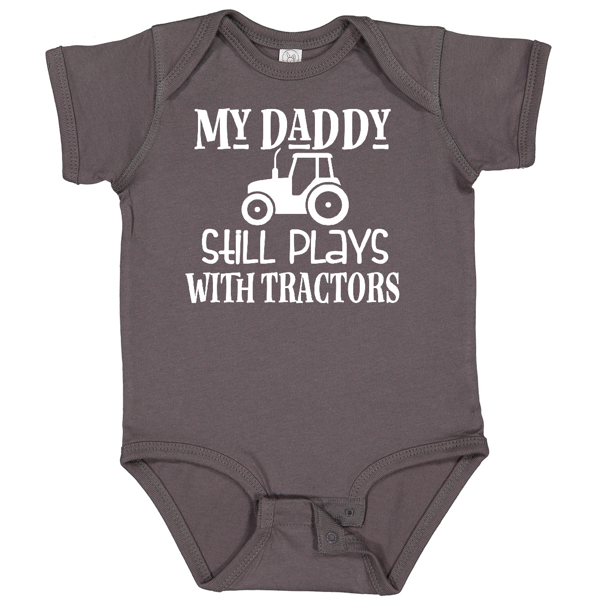 Inktastic Farmer My Daddy Still Plays With Tractors Baby Bodysuit Dad Funny Boys - Picture 5 of 28