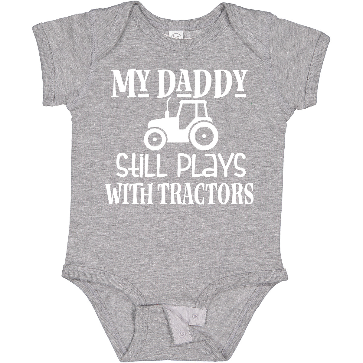 Inktastic Farmer My Daddy Still Plays With Tractors Baby Bodysuit Dad Funny Boys - Picture 9 of 28