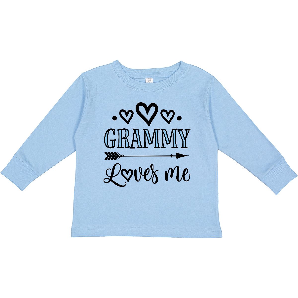 Inktastic My Grammy Loves Me Grandchild Toddler Long Sleeve T-Shirt Clothes Cute