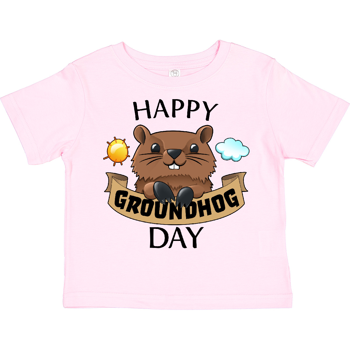 Inktastic Happy Groundhog Day- Cute Toddler T-Shirt Fun Celebrate Family Holiday - Picture 8 of 11