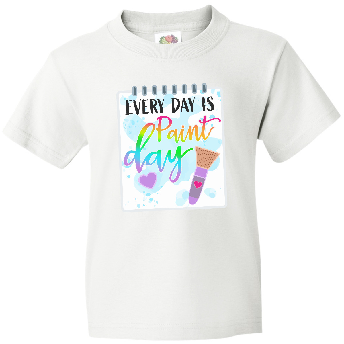 Inktastic Every Day Is Paint Day- For Artists Youth T-Shirt Occupations Painter - Picture 3 of 3