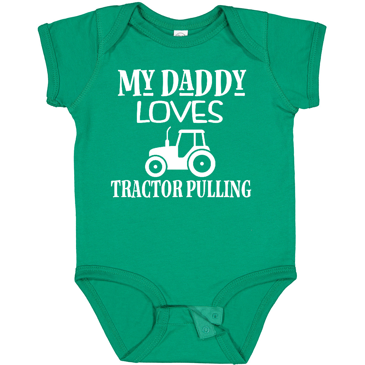 Inktastic Tractor Pulling Dad Baby Bodysuit Power Tractors Childs Sport Infant - Picture 8 of 15