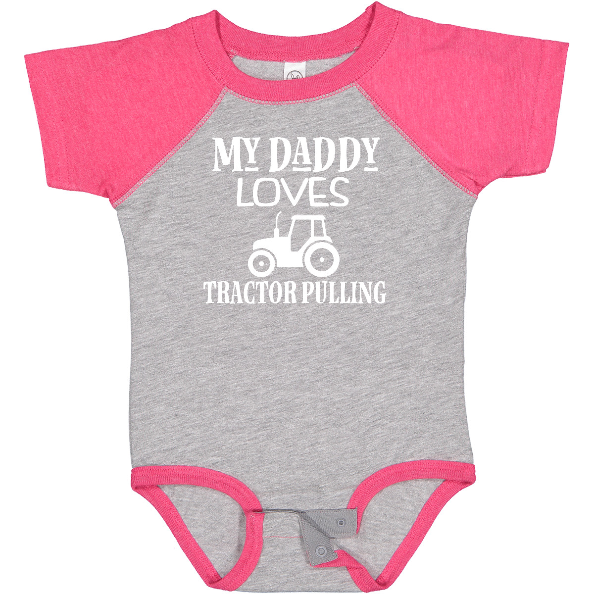 Inktastic Tractor Pulling Dad Baby Bodysuit Power Tractors Childs Sport Infant - Picture 3 of 15