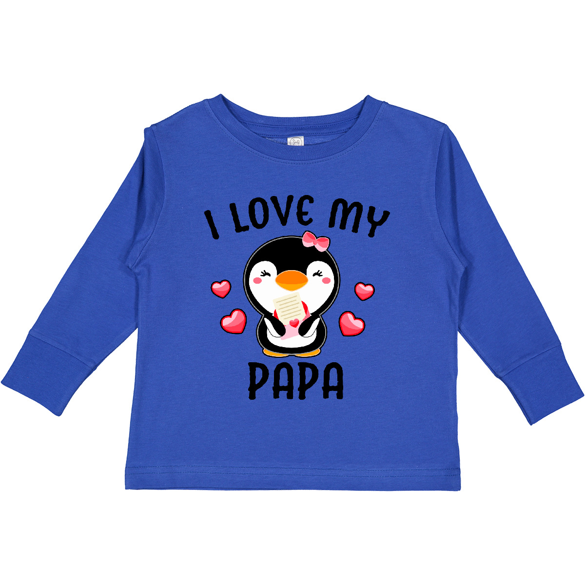 thumbnail interactive-video image 1 of Inktastic I Love My Papa Toddler T-Shirt Heart Family 1 of 12