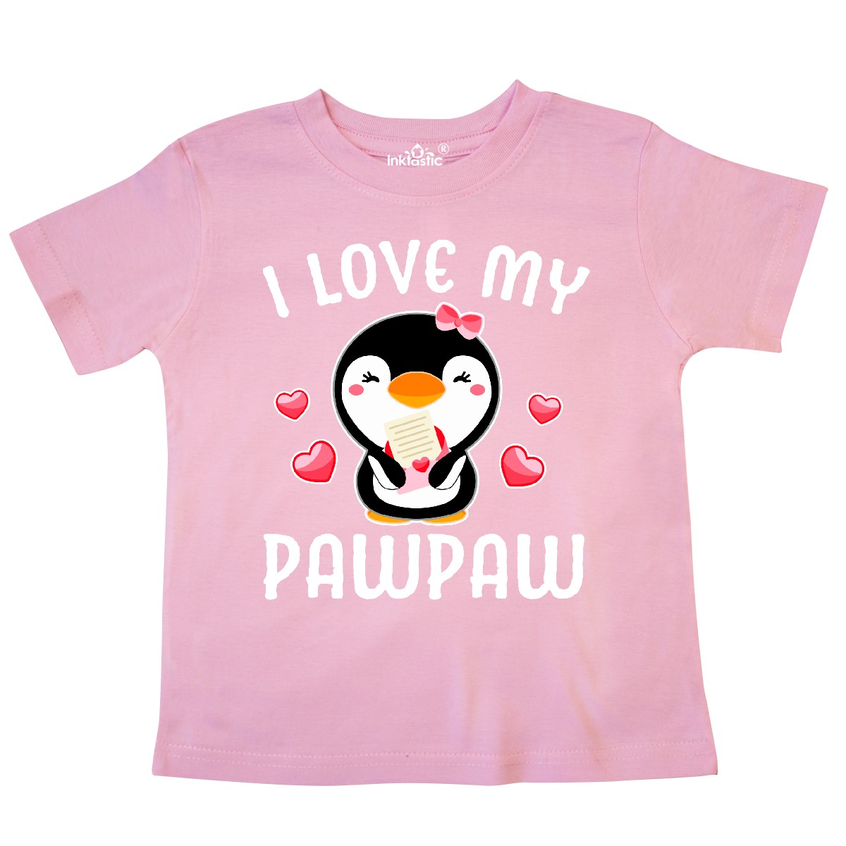 inktastic I Love My Mommy with Cute Penguin and Toddler Long Sleeve T-Shirt