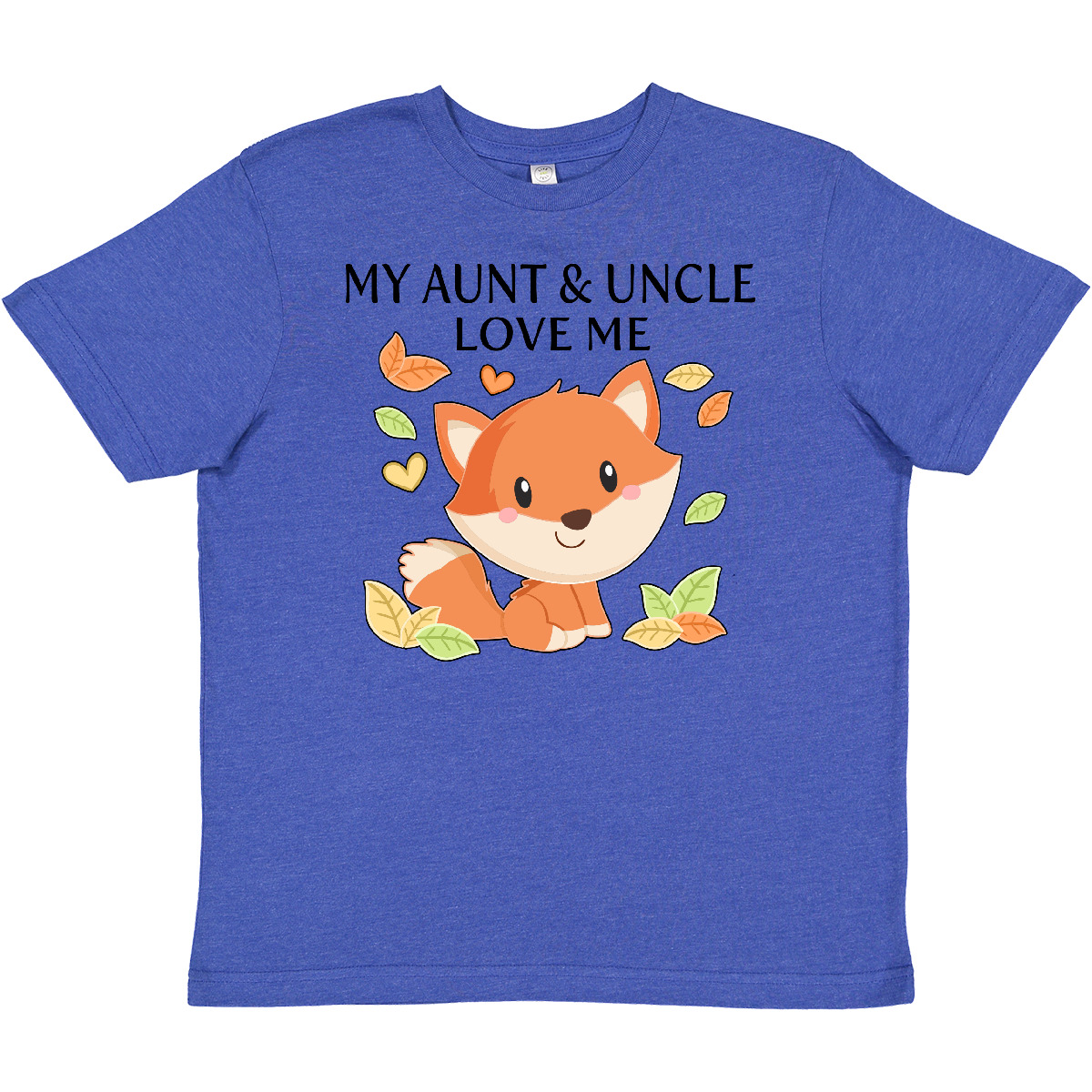Inktastic My Aunt And Uncle Love Me- Little Fox Youth T-Shirt Foxes Nephew Niece - Picture 6 of 7