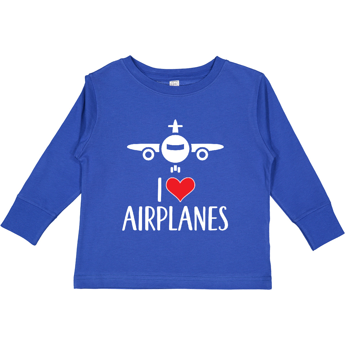 Inktastic Plane I Love Airplanes Toddler Long Sleeve T-Shirt Airplane Future - Bild 7 von 8
