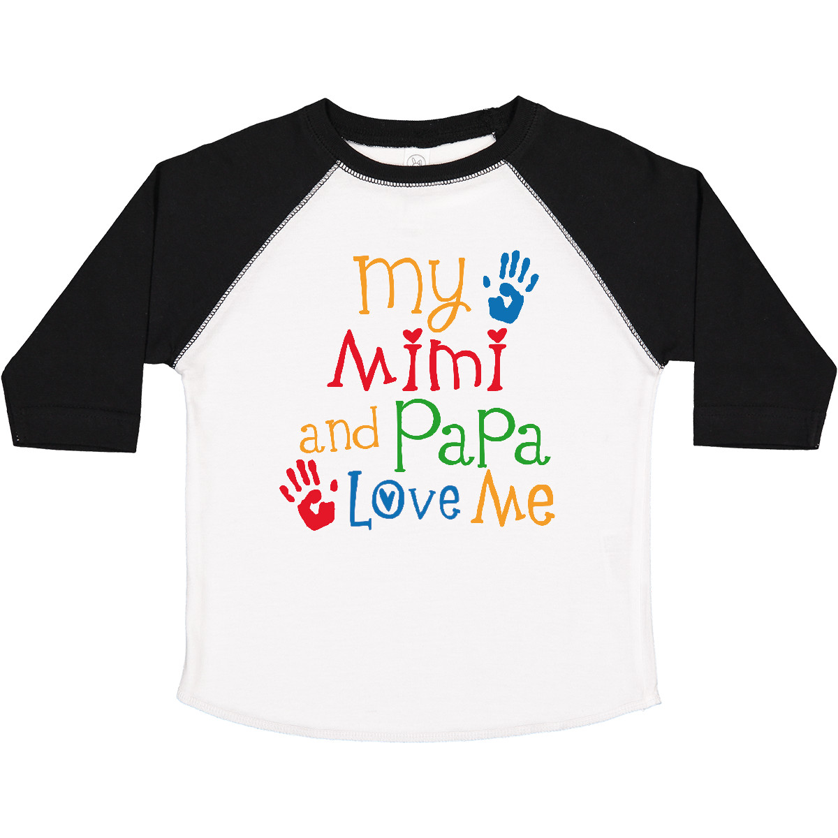 Inktastic Mimi And Papa Love Me Toddler T-Shirt Boys Girls Child Preschooler Kid - Picture 9 of 9