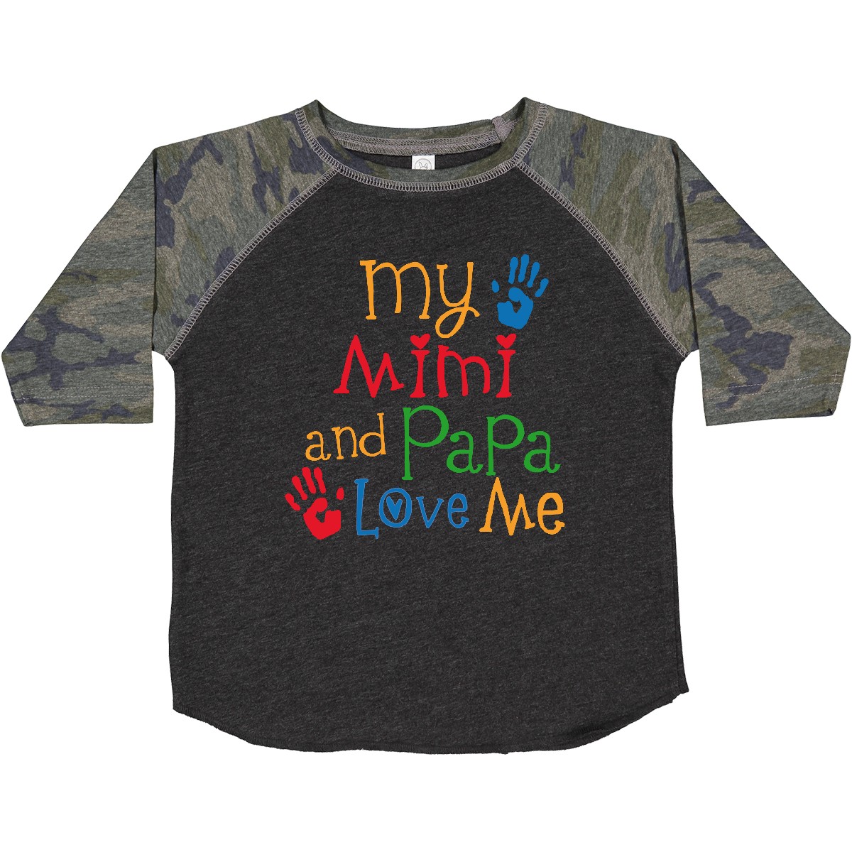 Inktastic Mimi And Papa Love Me Toddler T-Shirt Boys Girls Child Preschooler Kid - Picture 8 of 9