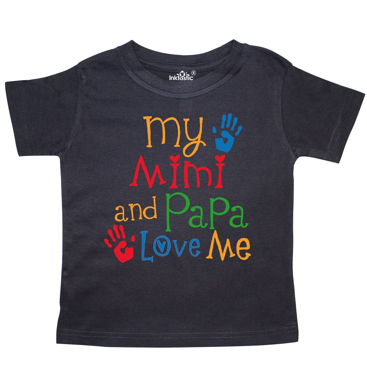 inktastic Mimi and Papa Love Me Toddler T-Shirt 