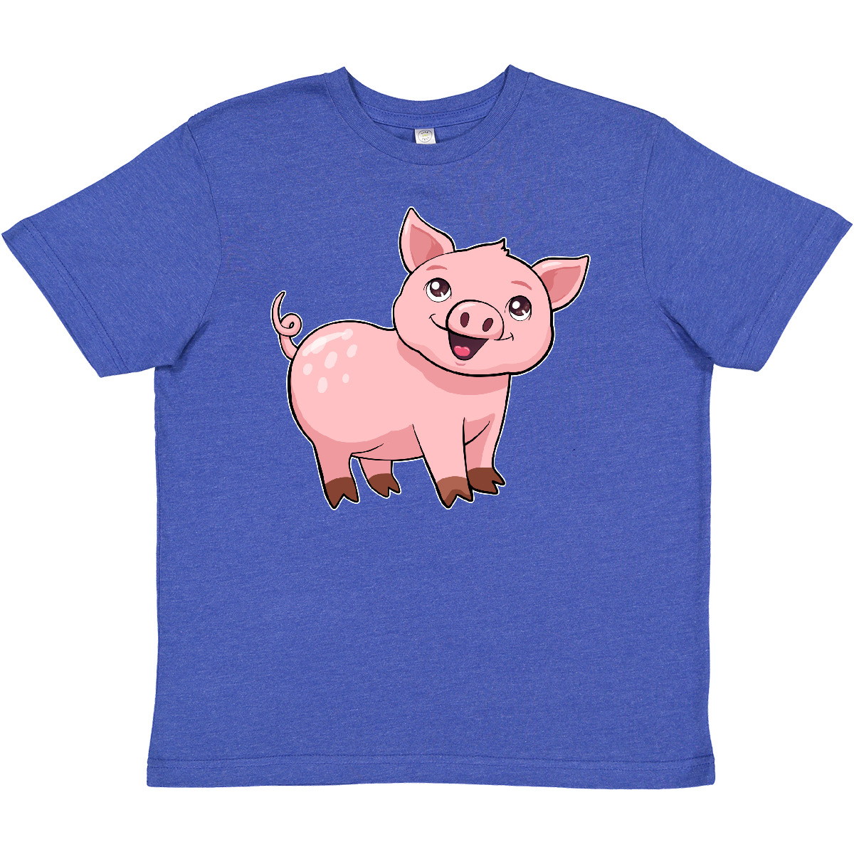 Inktastic Cute Pig Youth T-Shirt Animals Piggy Pigs Piggies Hearts Love Farm Fun - Picture 11 of 11