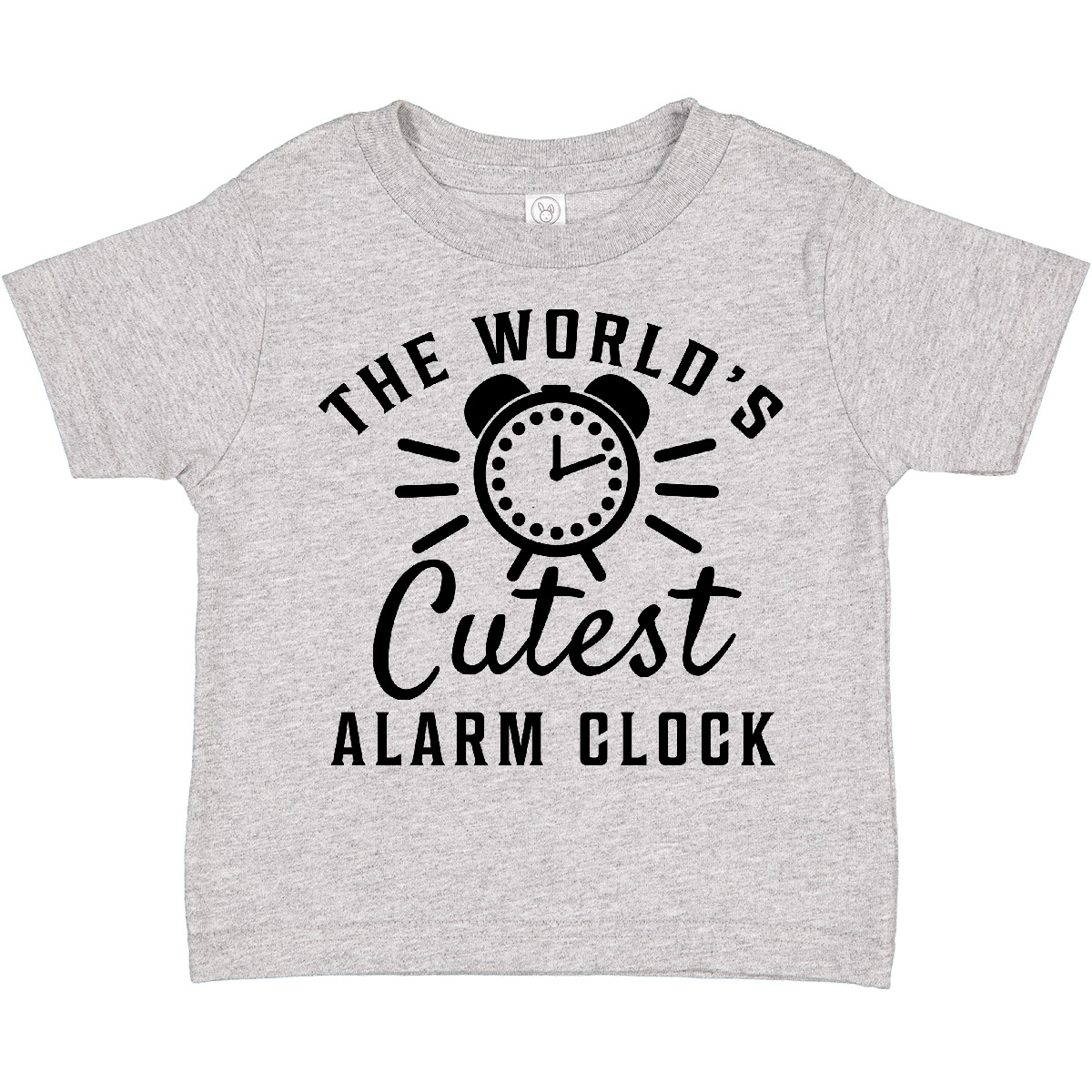 Inktastic The Worlds Cutest Alarm Clock Toddler T-Shirt Children Youth Funny Kid