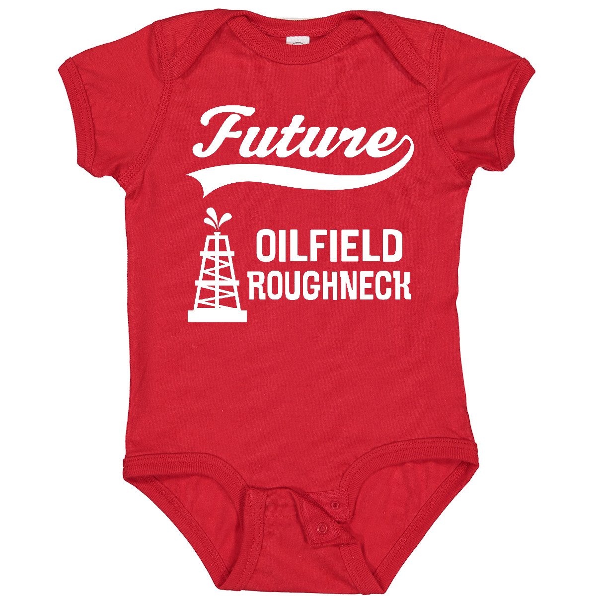 Inktastic Future Oilfield Roughneck Baby Body Ölplattform Arbeiter Ingenieur Säugling - Bild 8 von 9