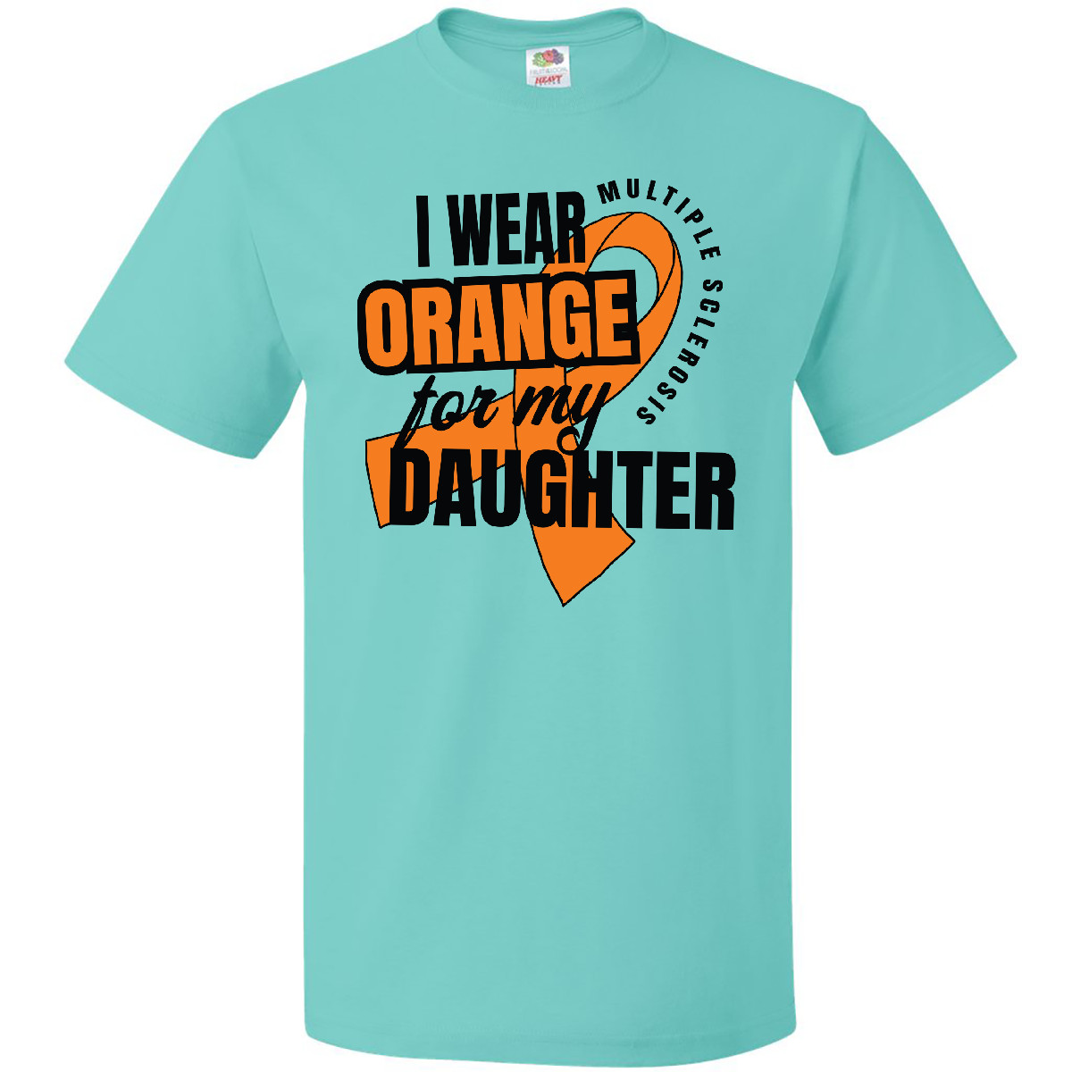 Inktastic I Wear Orange For My Daughter Multiple Sclerosis Awareness T-Shirt Ms - Picture 5 of 7