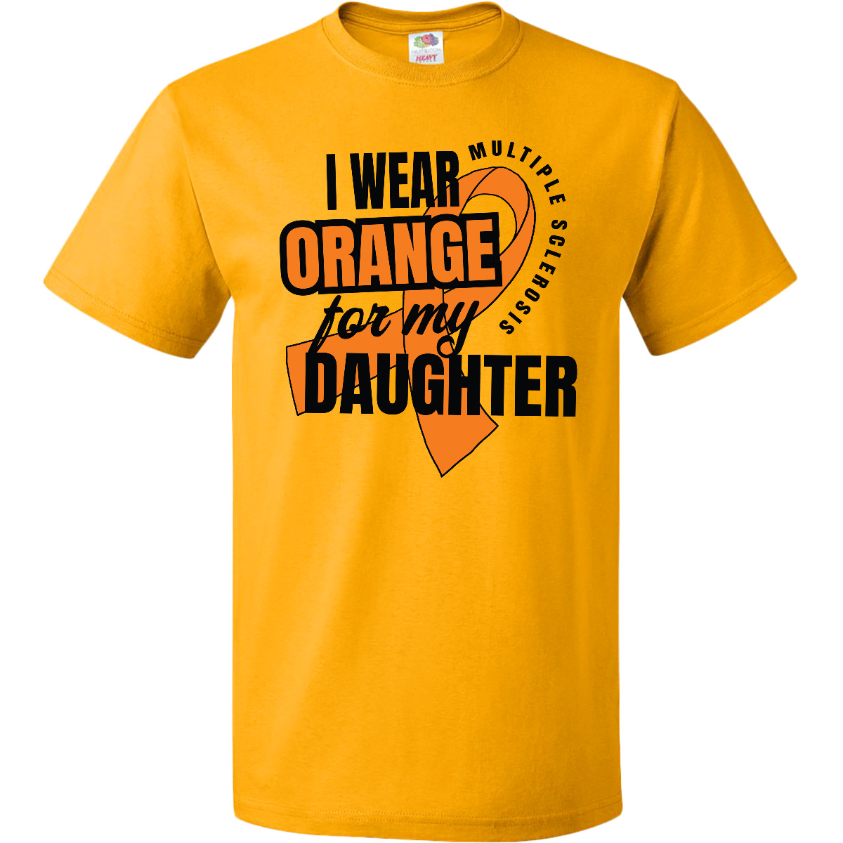 Inktastic I Wear Orange For My Daughter Multiple Sclerosis Awareness T-Shirt Ms - Picture 2 of 7