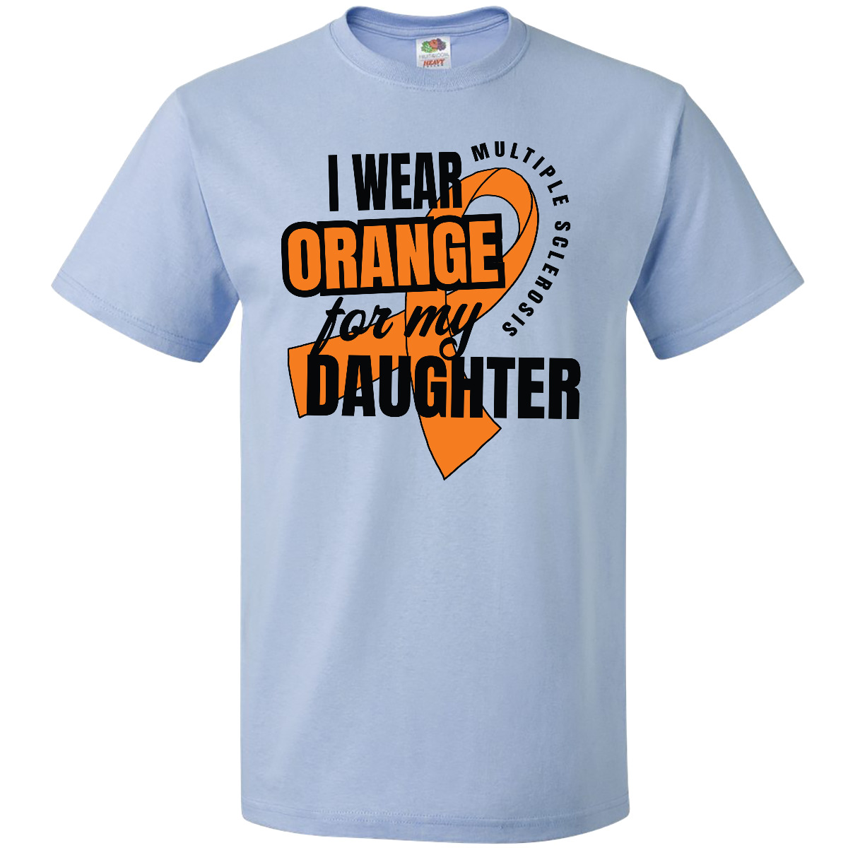 Inktastic I Wear Orange For My Daughter Multiple Sclerosis Awareness T-Shirt Ms - Picture 3 of 7